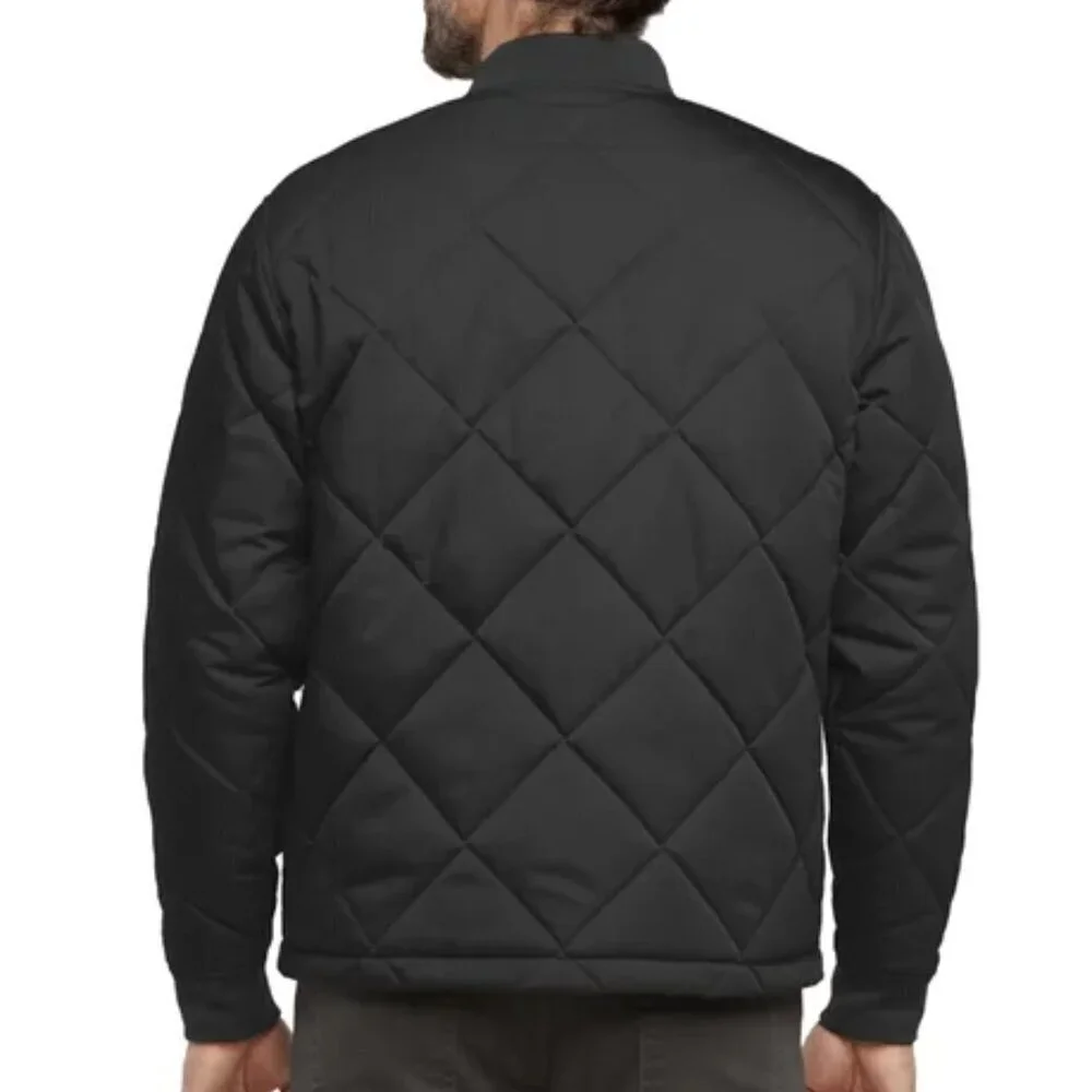 NWT - Banana Republic Black Men’s Quilted Bomber Jacket Size - XL